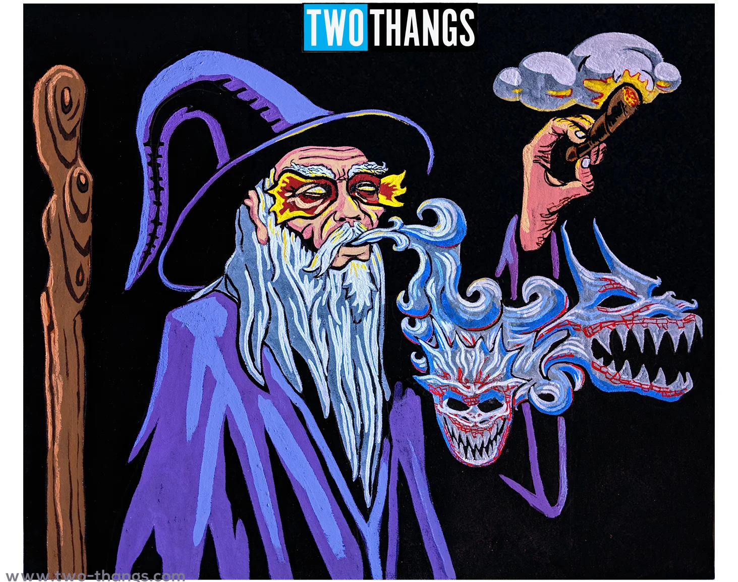 Print] Black Velvet Paintings — Two Thangs